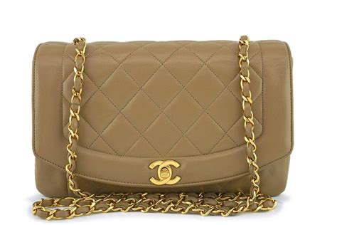 chanel diana bagbeige|Chanel Diana Bags .